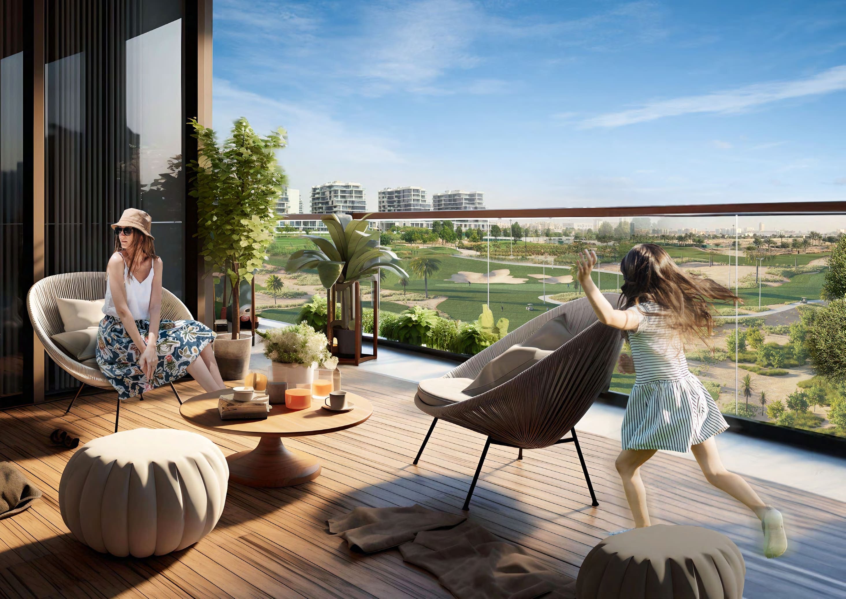 Golf Greens in Damac Hills